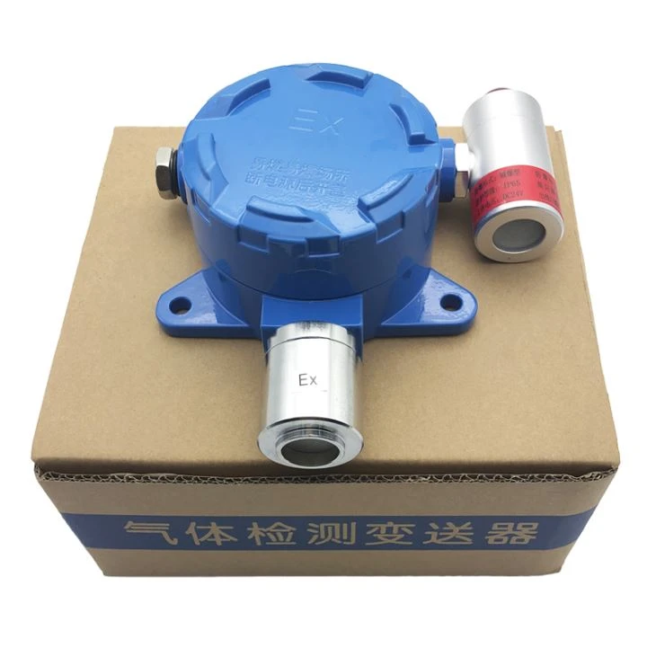 DC24V 4-20ma Fixed Hydrogen Gas Detector Alarm H2 Analyzer